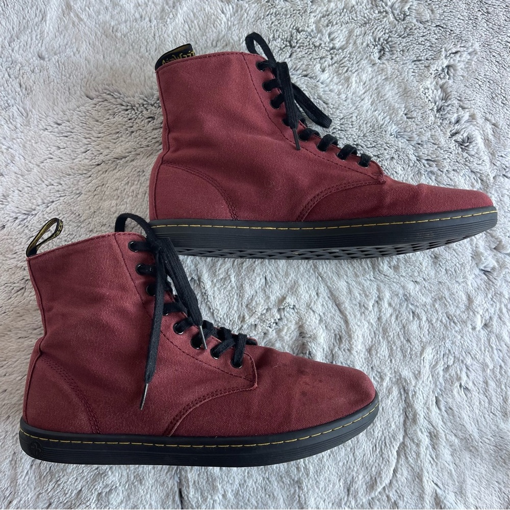 Dr. Martens Shoreditch Canvas 7-Eye Lace-Up Boots Men size 11 - Picture 5 of 9